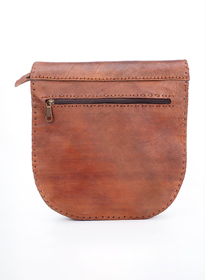 Sheer Fashionable Leather Crossbody Bag - Image 3