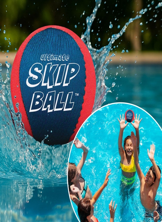 Activ Life Skip Ball, Water Bouncing Fun for Kids - Pack of 2 Black and Dyed Balls - Image 3