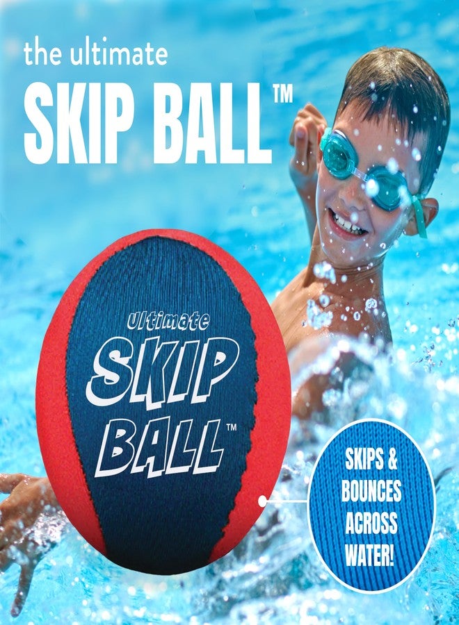Activ Life Skip Ball, Water Bouncing Fun for Kids - Pack of 2 Black and Dyed Balls - Image 2