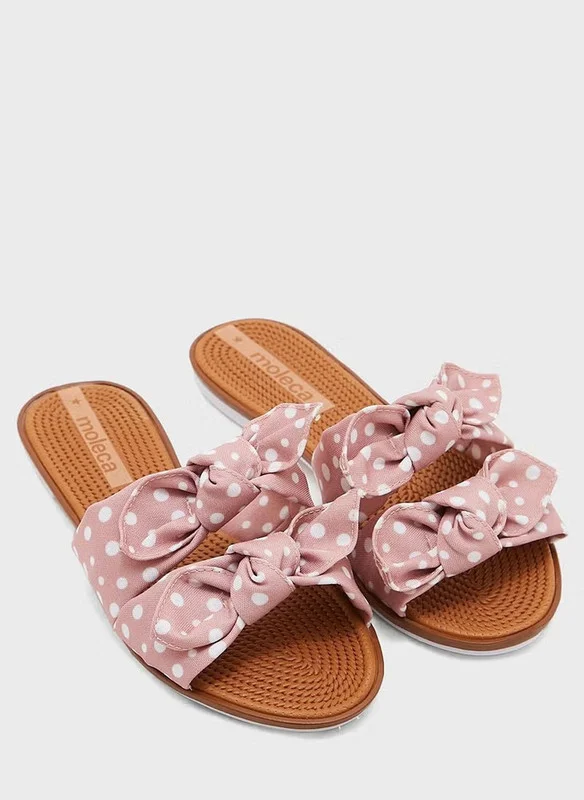 موليكا MOLECA Flat Sandals For Ladies