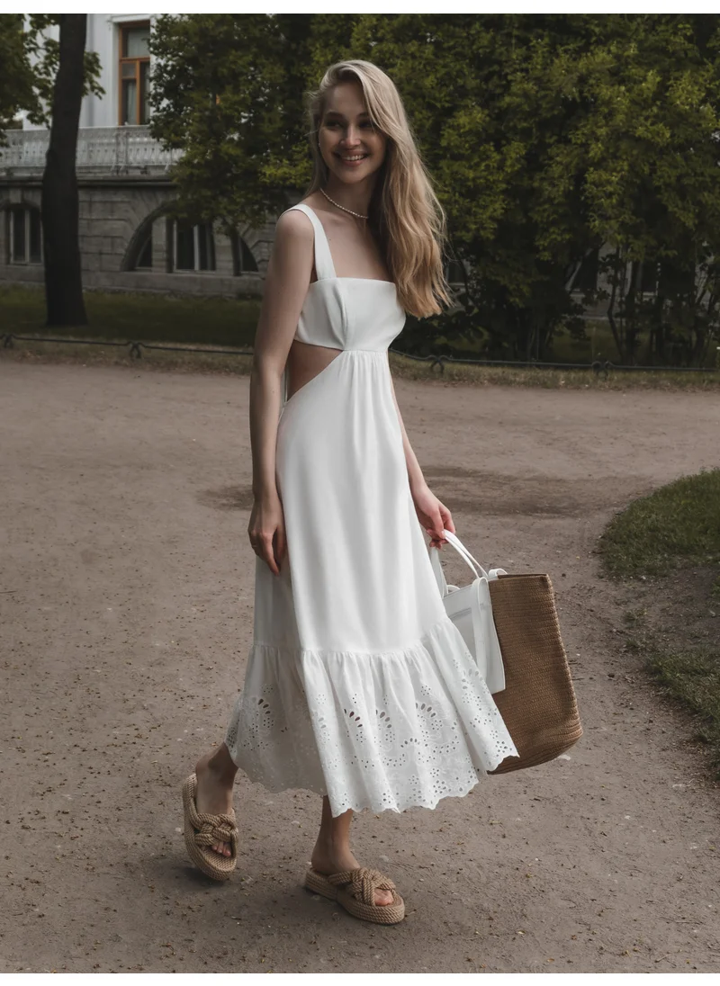 Lichi Cutout Eyelet Dress