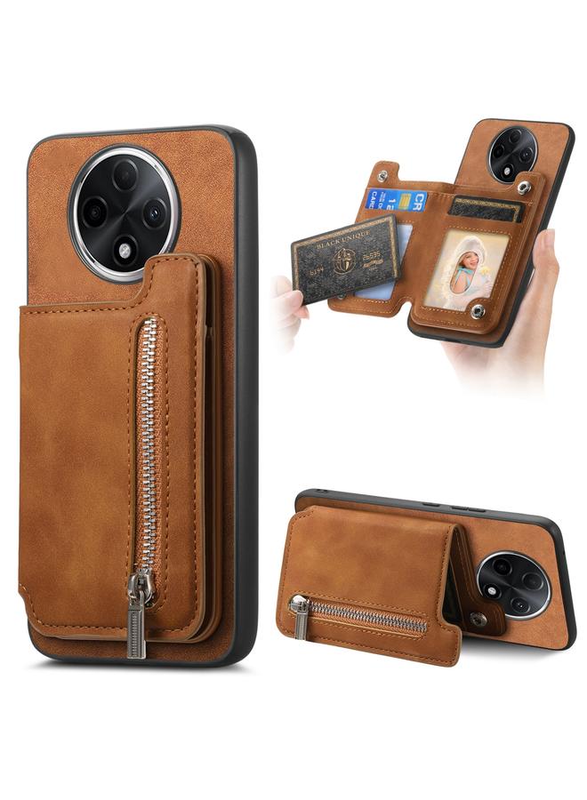 اس-توب جراب خلفي لهاتف OPPO A3 Pro Retro MagSafe مزود بسحاب وحقيبة بطاقات - Image 1