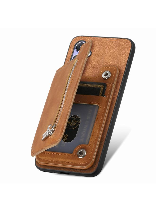 اس-توب جراب خلفي لهاتف OPPO A3 Pro Retro MagSafe مزود بسحاب وحقيبة بطاقات - Image 3