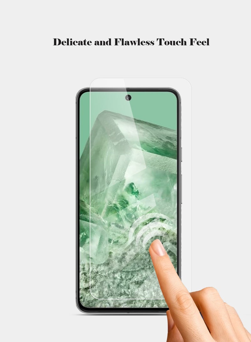 Techie مجموعة حافظة وواقي شاشة 2 في 1 لهاتف Google Pixel 8 - حافظة شفافة من مادة TPU مع واقي شاشة من الزجاج المقوى عالي الدقة - Image 4