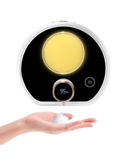 SYOSI Automatic Foam Soap Dispenser Wall Mounted Soap Dispenser with Night Light Rechargeable Touchless Soap Dispenser For Kitchen Bathroom School Office  - Image 1