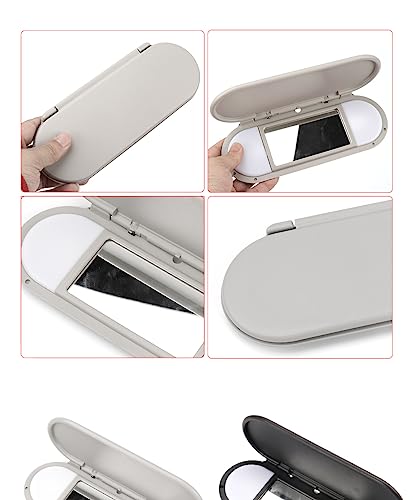 Partscollect Sun Visor Vanity Mirror Cover Fits for BMW Mini Cooper Cooper S Clubman Hatchback Countryman F55 F56 2015-2022 (Gray) - Image 5