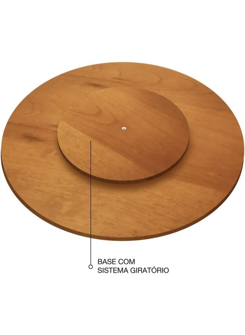 Serving dish for a wooden turntable - Honey (70 cm) - Image 4