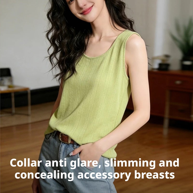 Women's Sleeveless Cami Top Slim Fit Summer Tank - Image 3