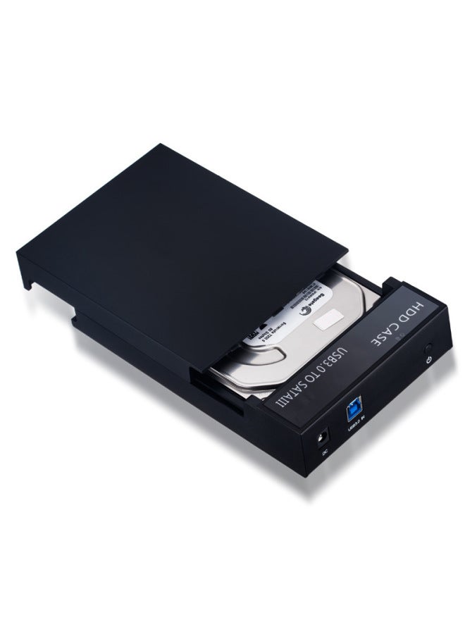 USB3.0 صندوق القرص الصلب المحمول سطح المكتب صندوق القرص الصلب 2.5/3.5 بوصة SATA/قاعدة القرص الصلب التسلسلي اللون: أسود - Image 1