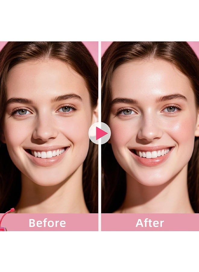 أيه زد تي كيه أزدتك جلّو لون أحمر خدود سائل، لوشن أحمر خدود، كريم أحمر خدود بمكياج عاري مطفي، أحمر خدود سائل جلّو مع رأس إسفنجي، كريم أحمر خدود بمكياج عاري مطفي، عالي الصباغة، طويل الأمد، خفيف الوزن، لمسة نهائية مطفية (JC01) - Image 2