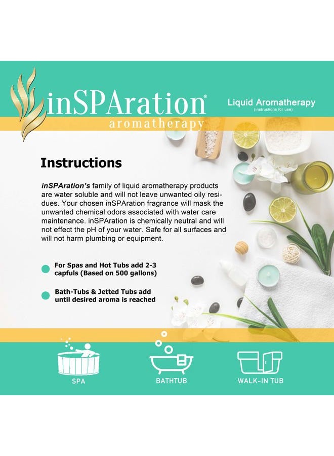 inSPAration Spa and Bath Aromatherapy 370X Spa Liquid, 9-Ounce, Tropical Island - Image 5
