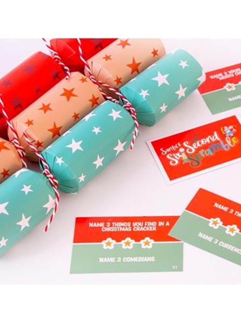 RSW - Rsw Christmas Game Six Second Scramble 9Inches Crackers, 6 Pcs Pcs Pack - Image 1