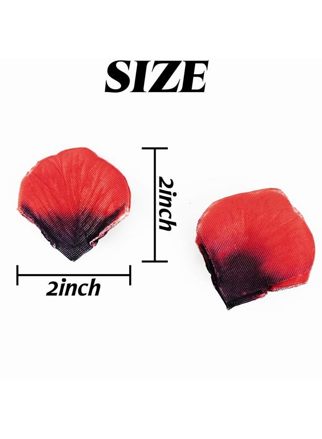 YOOHUA 4500PCS Dark Red Artificial Rose Petals for Romantic Night, Wedding, Party, Anniversary Flower Decorations - Image 2