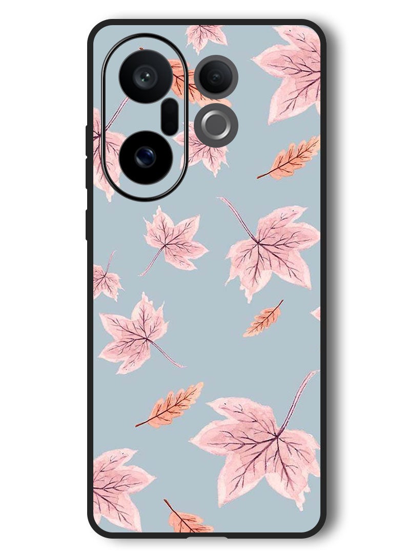 Theodor Case Compatible with Vivo X200 FE 6.31 Inch Protection Shockproof Bumper Cover Autum Leaves - Image 1