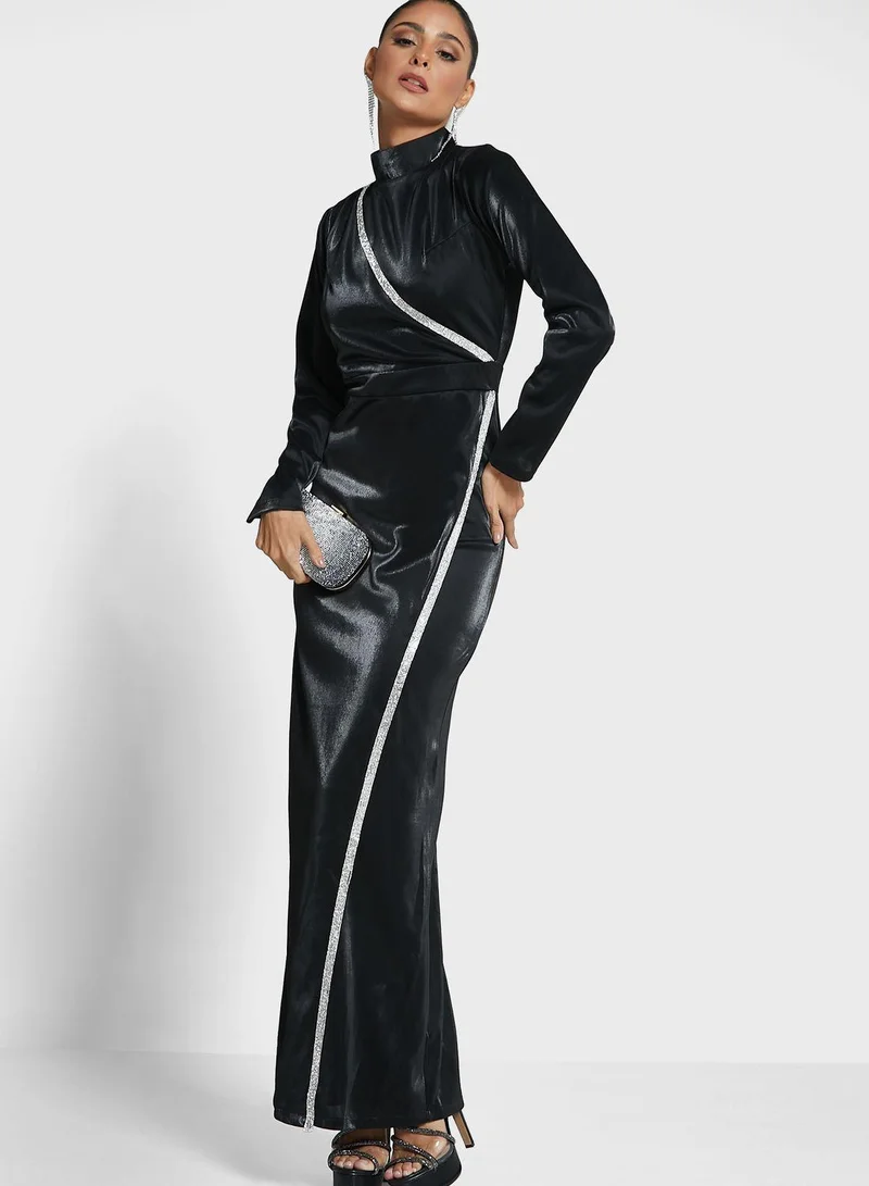 Golden Apple Long Sleeve Dress