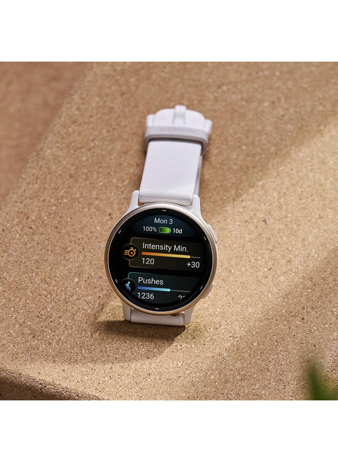 Garmin Active5 Cloud White Heart Rate Blood Oxygen Long Battery Life Outdoor Running Professional Sports Smart Watch For Girlfriend - Image 1