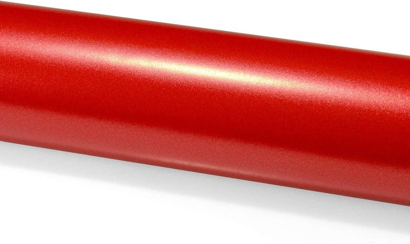 EZAUTO WRAP 12"x60" (1FTx5FT) Red Matte Metallic Satin Pearl Vinyl Wrap Auto Car Sticker Decal Film Sheet Bubble Free Air Release Technology with Tool Kit - Image 3