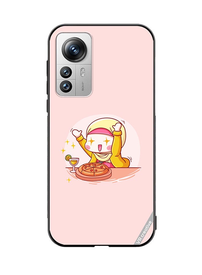 VR CREATIVE Protective Case Cover For Xiaomi 12X Cute Hijabi Babe Design Multicolour - Image 1