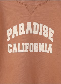 LC WAIKIKI Crew Neck Printed Long Sleeve Girl Sweatshirt  - Image 3
