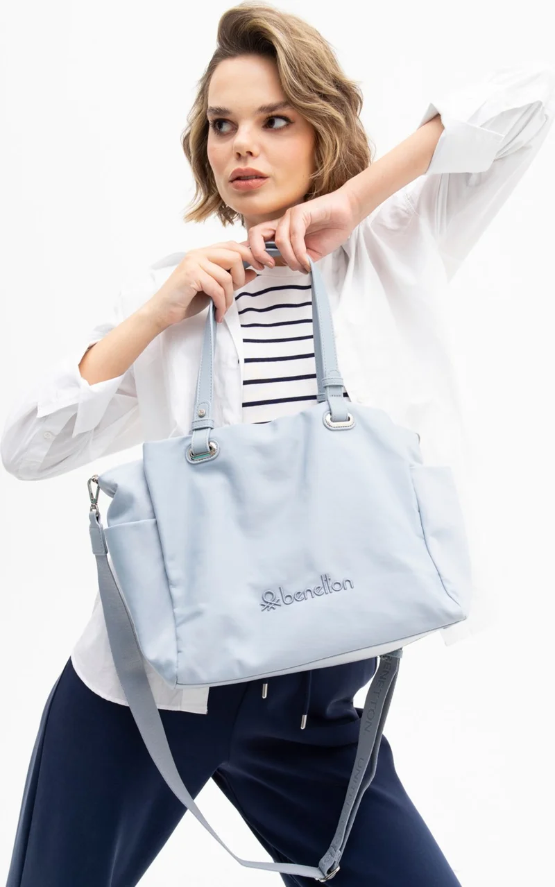 يونايتد كولورز أوف بينتيون Benetton Women's Shoulder Bag Blue BNT1172