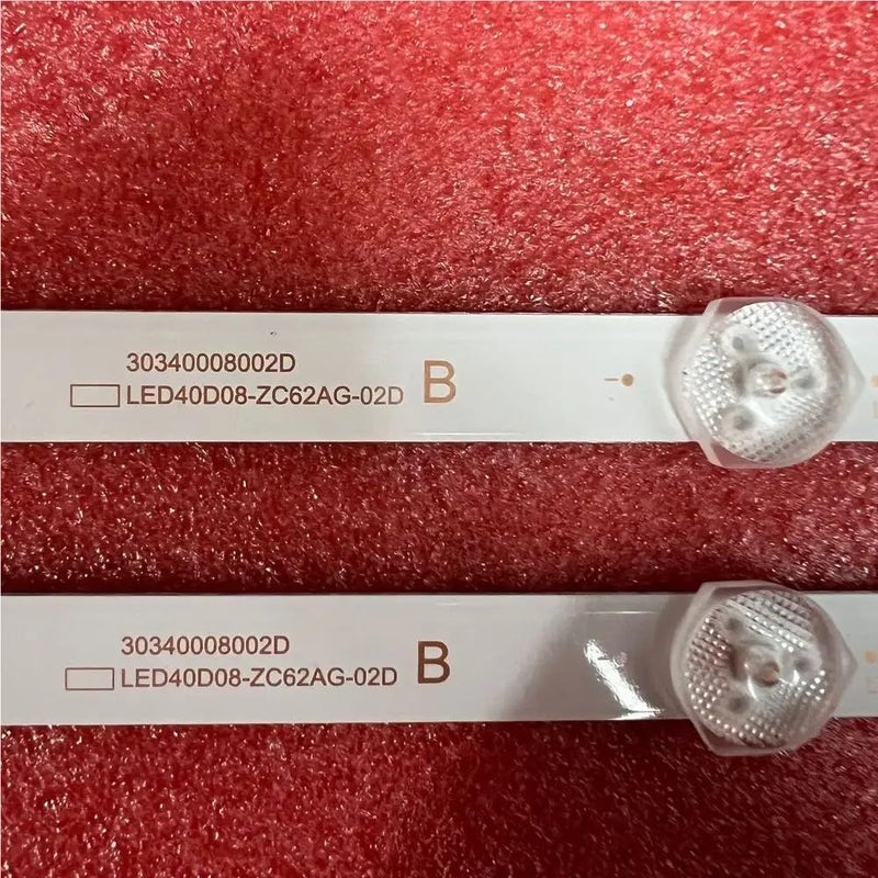 5 قطع شرائط إضاءة خلفية لشاشات LED تلفزيون 740 مم 8 مصابيح LED متعددة الموديلات - Image 5