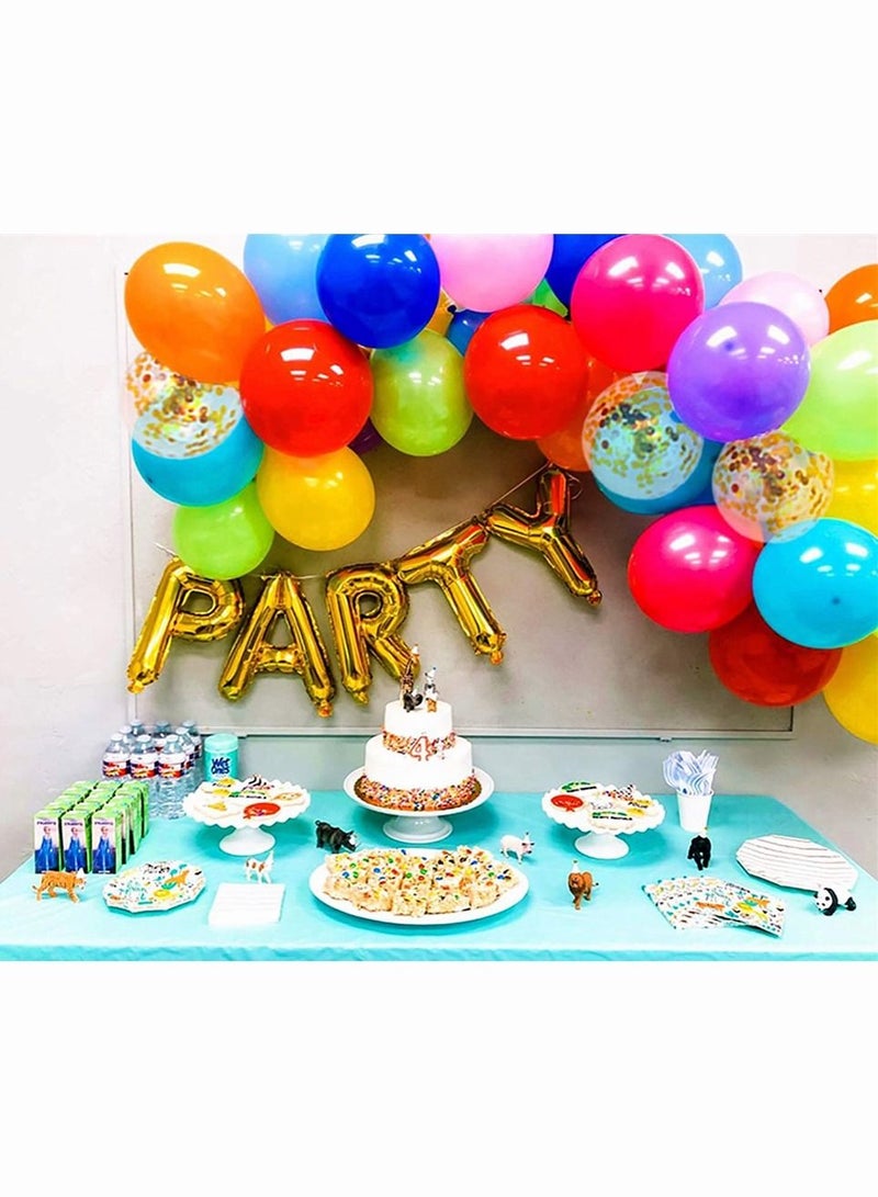 SYOSI Balloon Arch Garland 118Pcs Kit Colorful 5Inch 12Inch 18Inch Multicolor Assorted Color Size Balloons for Birthday Wedding Kids Decorations - Image 3