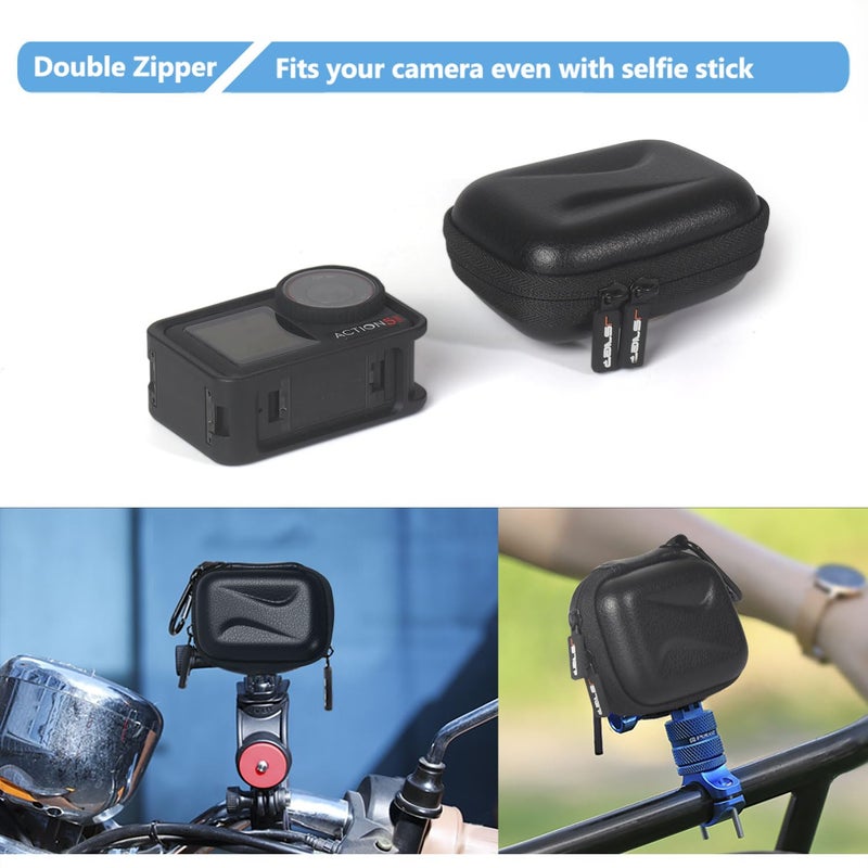 JSVER Mini Carrying Case for GoPro Hero 13/12/11/10/9/8/7/6/5/4/3, DJI Osmo Action, AKASO EK7000 / EK7000 Pro / V50 Pro/Brave 4, Campark ACT74 / ACT76, Dragon Touch Vision 3, YI Lite / 4K+ - Image 5