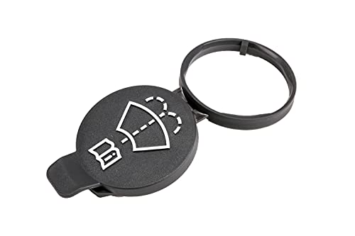 GM غطاء خزان سائل غسيل الزجاج الأمامي GM Genuine Parts 13227300، أسود - Image 4