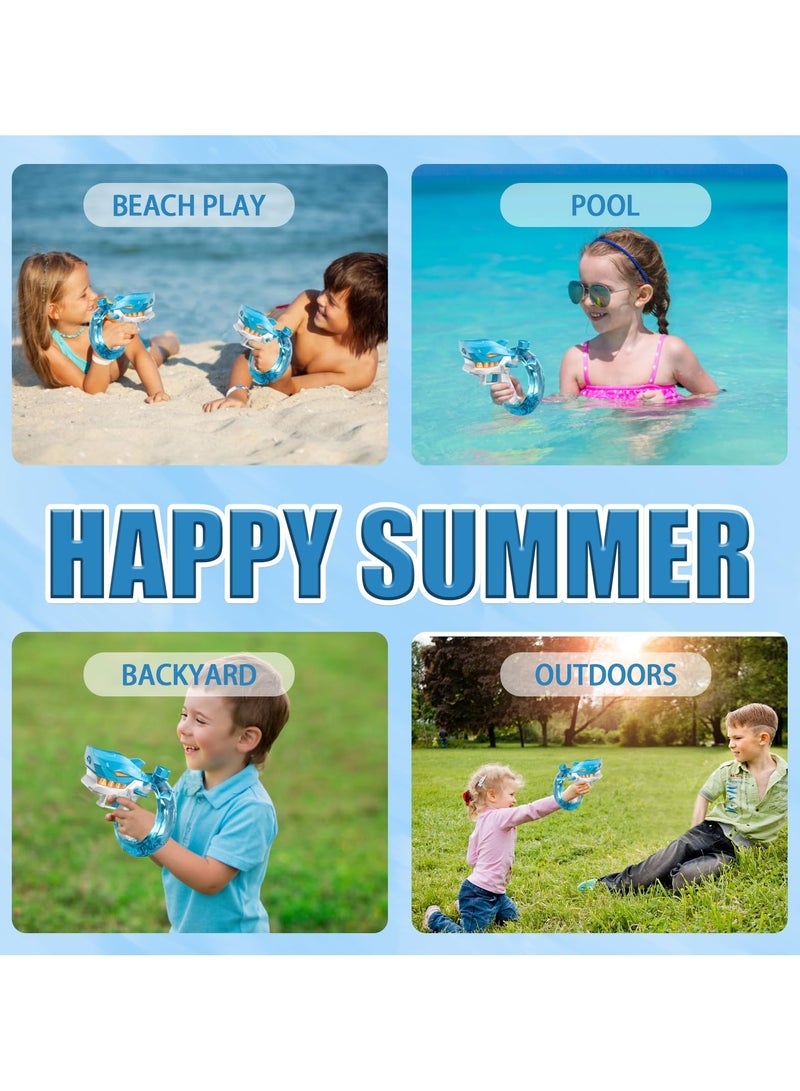 SYOSI Electric Water Gun for Kids Adults, Large Capacity Water Storage Ring, Powerful Automatic Squirt Guns, 32ft Range Water Guns, Summer Swimming Pool Party Beach Squirt Guns Activity (Blue Shark) - Image 3