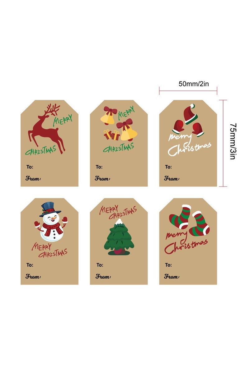 Christmas Decoration Stickers Gift Stickers Self-Adhesive Stickers - Image 2