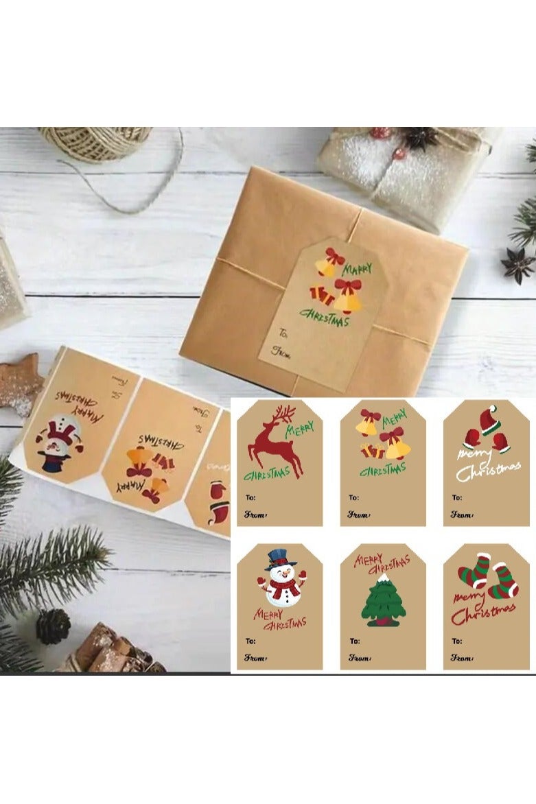 Christmas Decoration Stickers Gift Stickers Self-Adhesive Stickers - Image 3