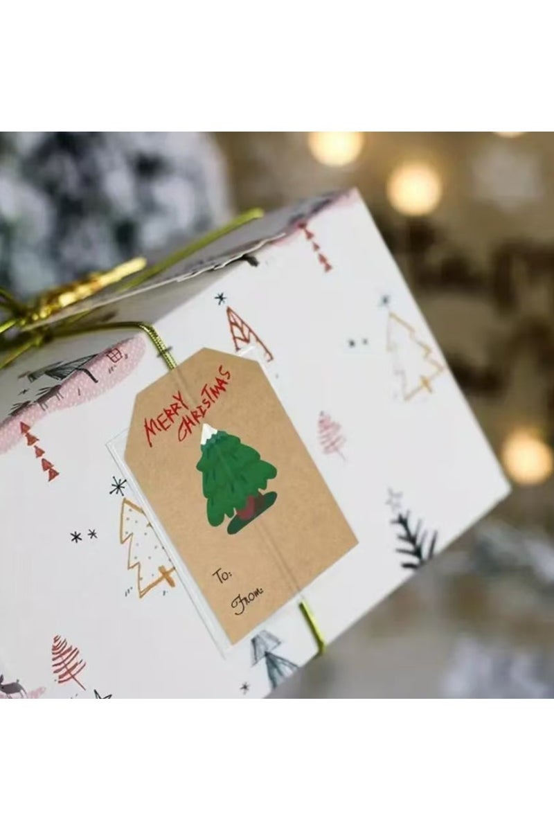 Christmas Decoration Stickers Gift Stickers Self-Adhesive Stickers - Image 5