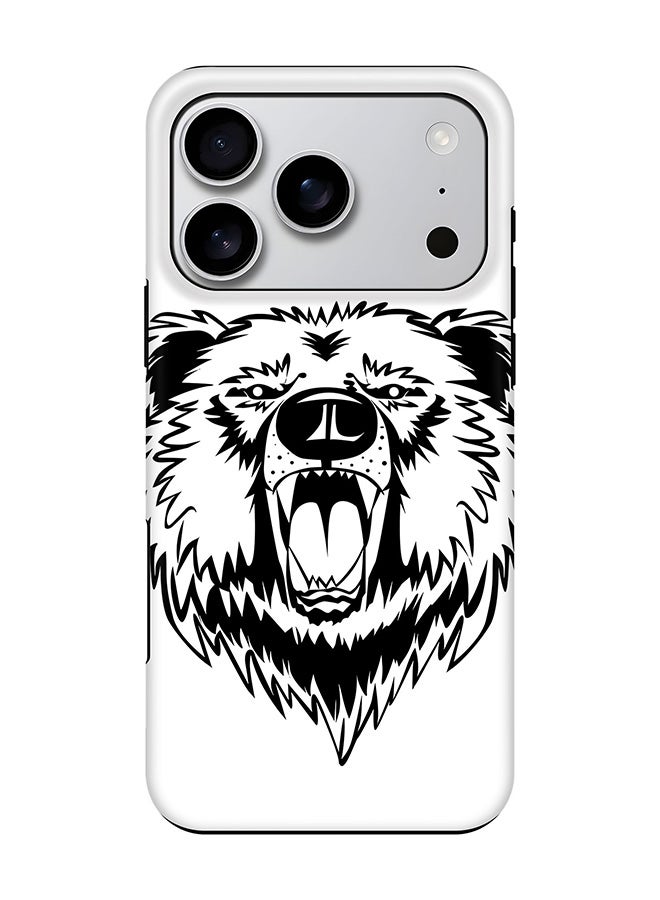 Stylizedd Tough Pro Magnetic Case for iPhone 17 Pro, Dual Layer hybrid PC + TPU Mobile Cover Matte - Grizzly Bear