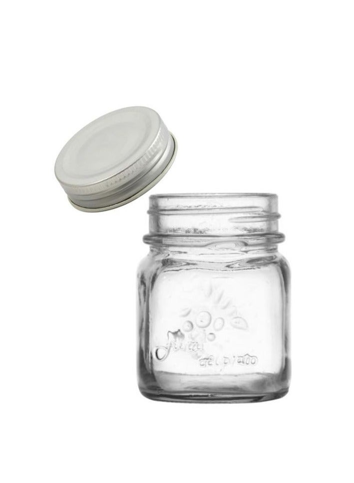 Fortessa Tasterz Mason Jar With Lid 177ml, (8.41x5.08) Crystalline