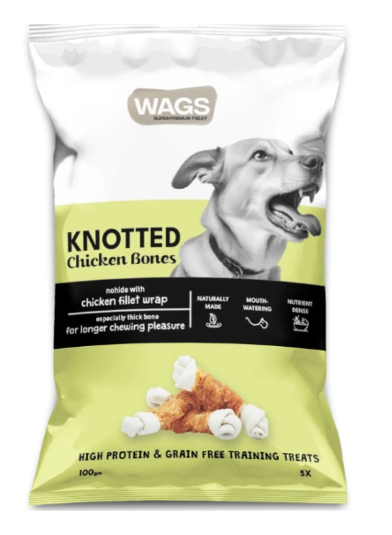 Wags Small Chicken Bones 100g - 5 Pieces