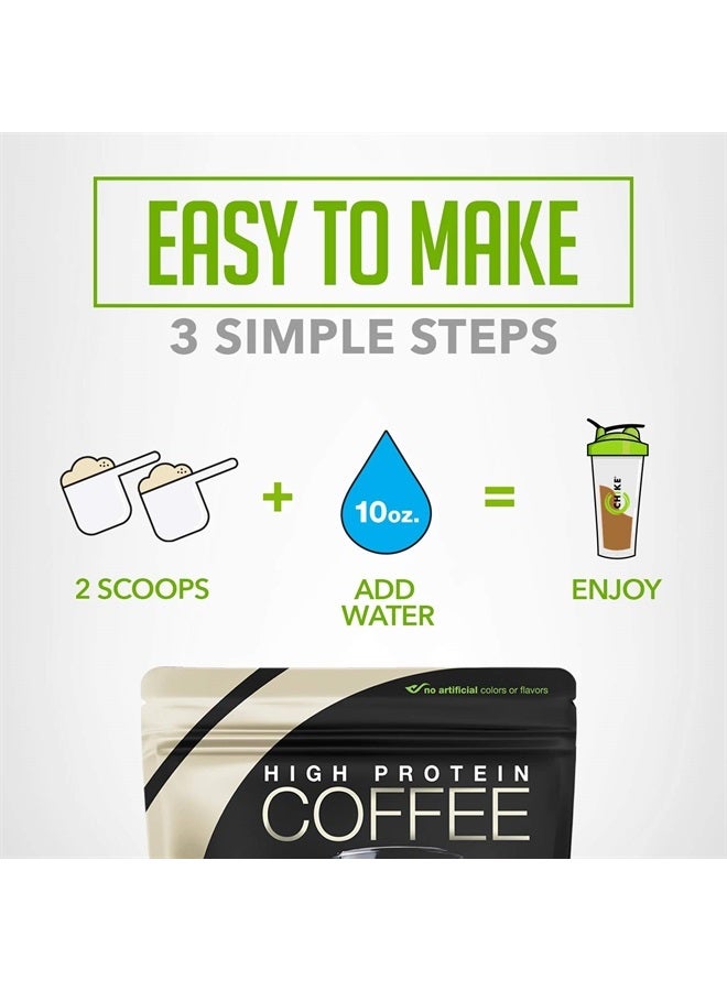 Chike Vanilla High Protein Iced Coffee, 20 G Protein, 2 Shots Espresso, 1 G Sugar, Keto Friendly and Gluten Free, 14 Servings (14.6 Ounce) - Image 5