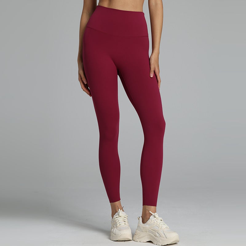 Lycra High-Waisted Tummy Control Yoga Pants – Women's Tight-Fitting Workout Leggings - Image 1
