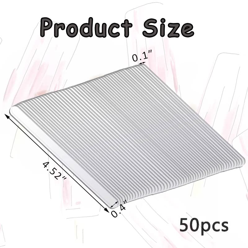 metulip 50 Pieces Acrylic Popsicle Stick 4.5"" Cakesicle Sticks Reusable Mirror Ice Cream Sticks Transparent Ice Pop Sticks Clear Acrylic Sticks For Diy Crafts - Image 2