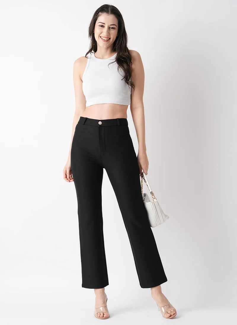 globus Globus Women Mid Rise Stretchable Straight Fit Treggings