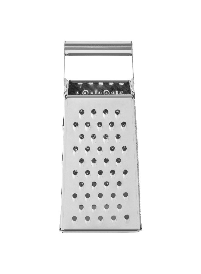 Restaurantware Met Lux Cheese Grater, 1 Heavy-Duty Box Grater - With 4 Sides, Built-In Handle, Stainless Steel Food Grater, For Vegetables And Cheese, - Image 1