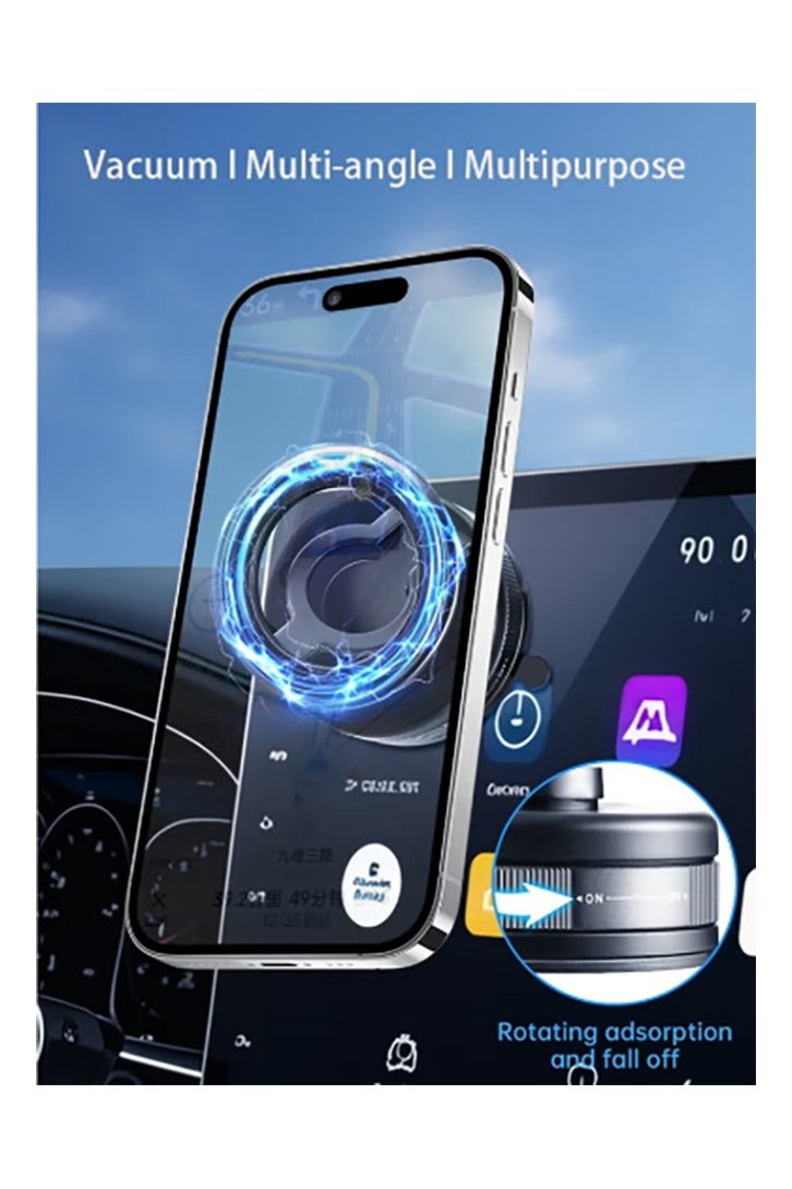 حامل هاتف مغناطيسي للسيارة - حامل لوحة القيادة قابل للطي يدور 360 درجة، متوافق عالميًا مع الهواتف الذكية - Image 3