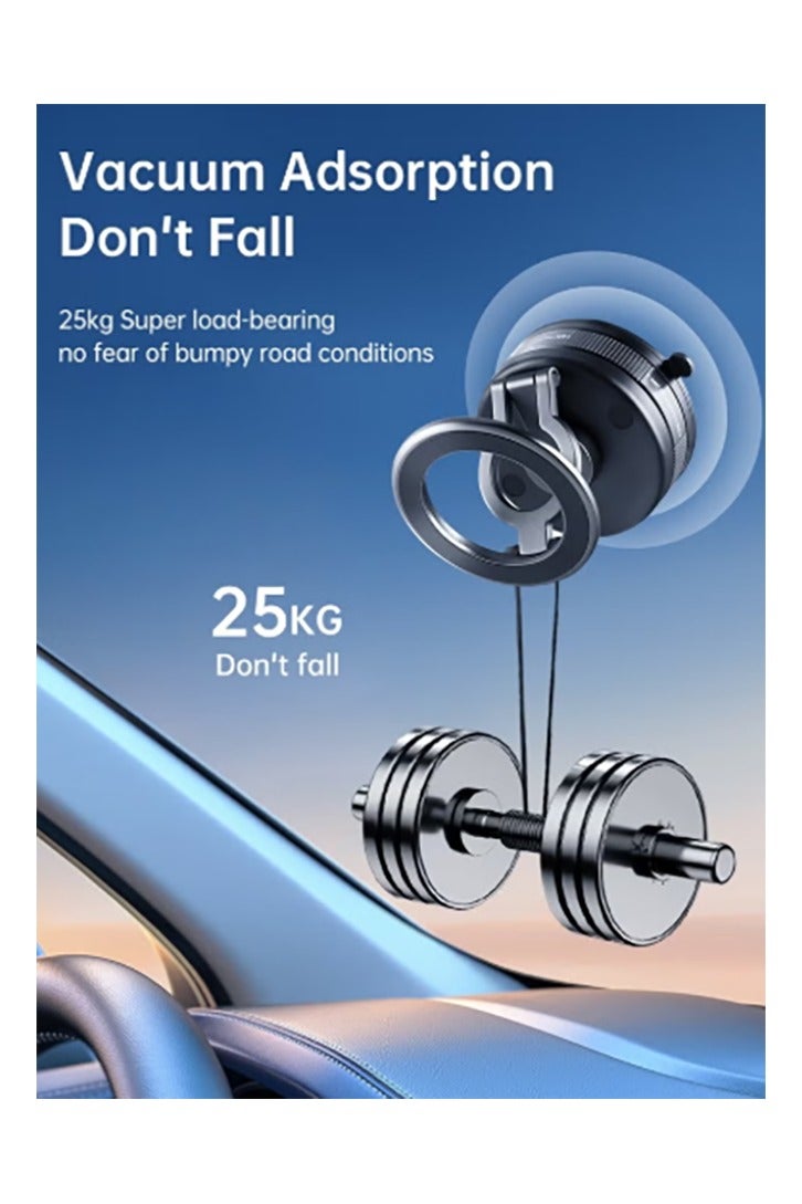 حامل هاتف مغناطيسي للسيارة - حامل لوحة القيادة قابل للطي يدور 360 درجة، متوافق عالميًا مع الهواتف الذكية - Image 4