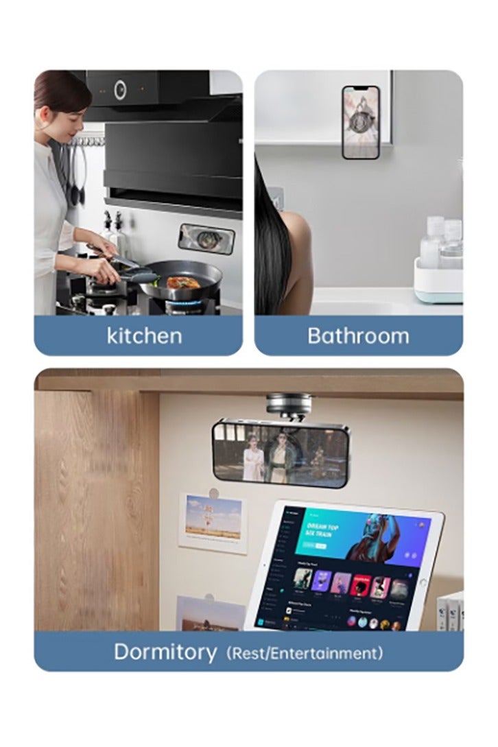 حامل هاتف مغناطيسي للسيارة - حامل لوحة القيادة قابل للطي يدور 360 درجة، متوافق عالميًا مع الهواتف الذكية - Image 5