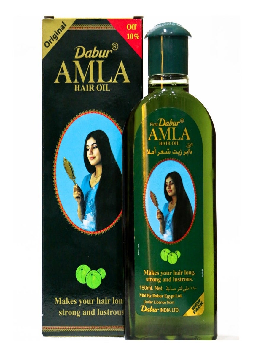 Amla Hair Oil Makes Your Hair Long Strong And Lustrous 180ml.