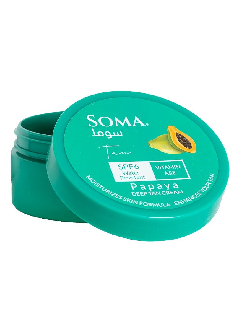 SOMA Deep Tan Cream 150gm Papaya