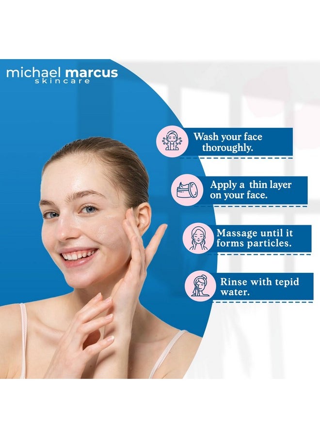 Michael Marcus - Exfoliating Enzyme Face Peel (1.7Oz Jar) - Face Exfoliator Mask For Dullness, Fine Lines, Wrinkles & Uneven Skin Tone - Remove Impurities And Unclog Pores With Cruelty Free Skincare - Image 1