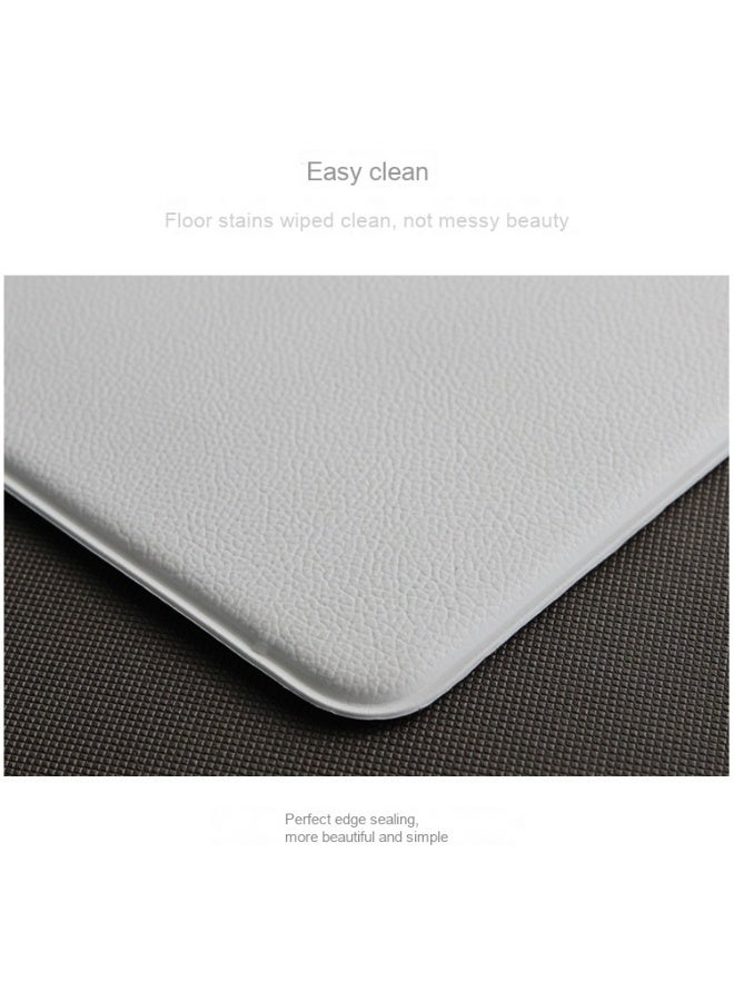 آنا طقم سجادات من الجلد PVC بقياس 45*75 سم و 45*120 سم، مقاومة للزيوت والماء، مرنة وسهلة التنظيف. - Image 4