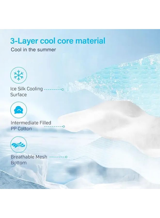 1pc Large Summer Ice Portable Pet Mattress For Dogs And Cats Indoor Outdoor Use Breathable Comfortable Refreshing Sleep Aid - Image 2
