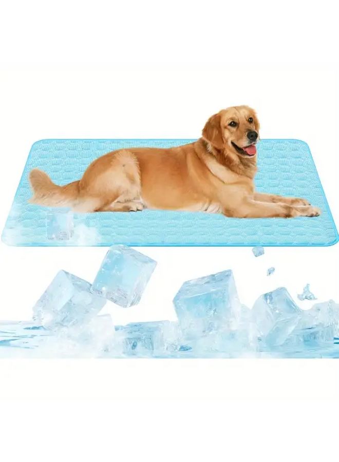 1pc Large Summer Ice Portable Pet Mattress For Dogs And Cats Indoor Outdoor Use Breathable Comfortable Refreshing Sleep Aid - Image 1