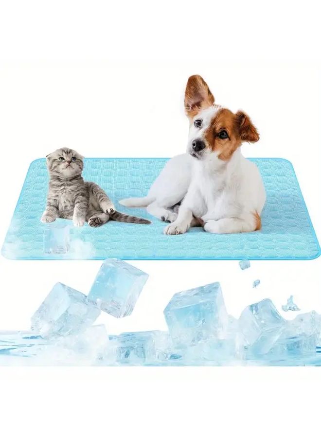 1pc Large Summer Ice Portable Pet Mattress For Dogs And Cats Indoor Outdoor Use Breathable Comfortable Refreshing Sleep Aid - Image 3